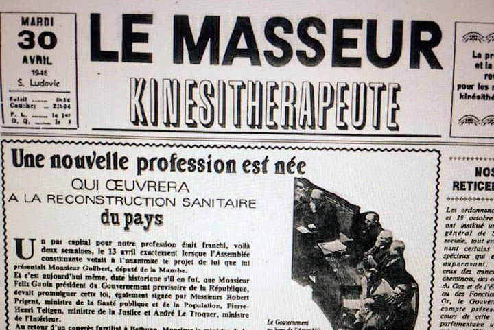 Création du diplôme d’État de Masseur-Kinésithérapeute